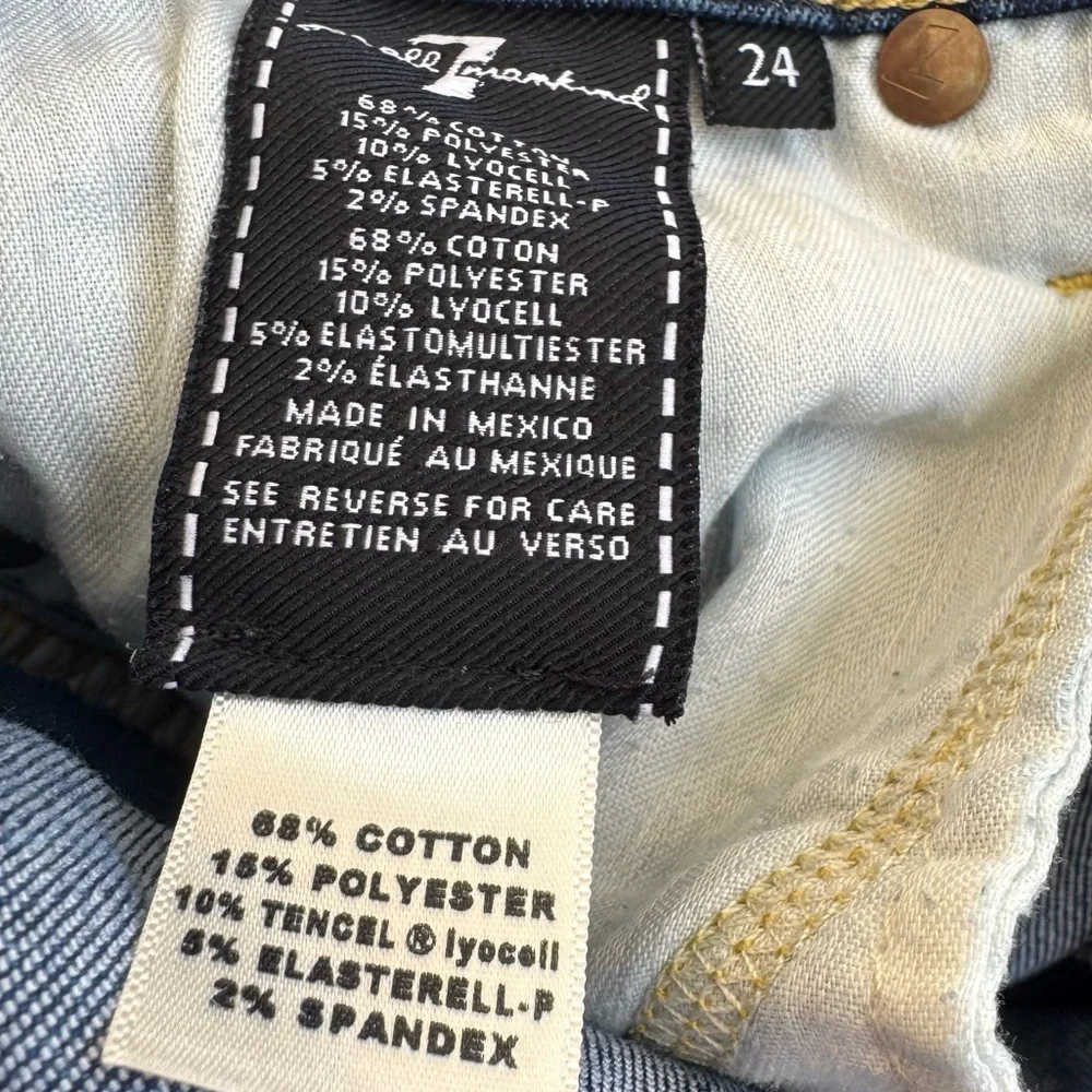 Seven For All Mankind “Gwenevere” blue jeans 👖 / 24 / Excellent condition - Picture 13 of 13